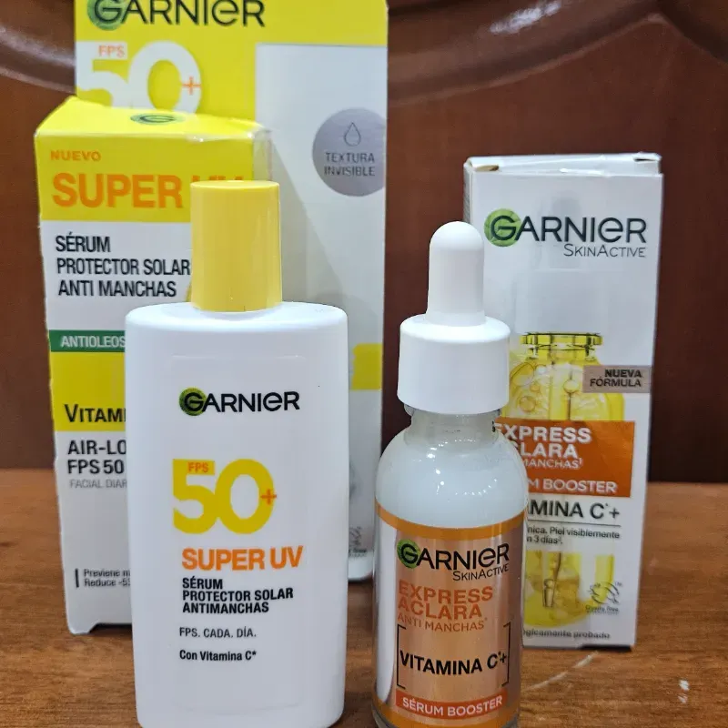 Serum Garnier Anti manchas y protector solar