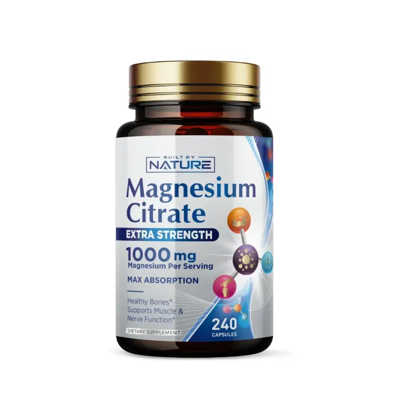 Citrato de Magnesio de 240 Tabletas de 1000mg