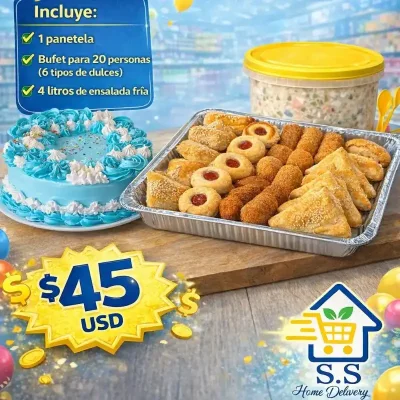 Combos de bufet para cumpleaños