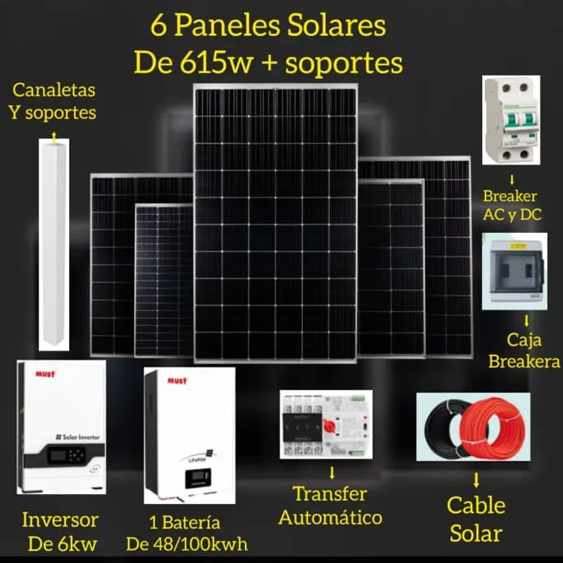 ☀️Kit fotovoltaico 6Kw