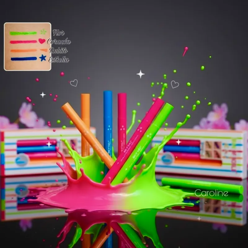 Delineador De Color Con Cuño