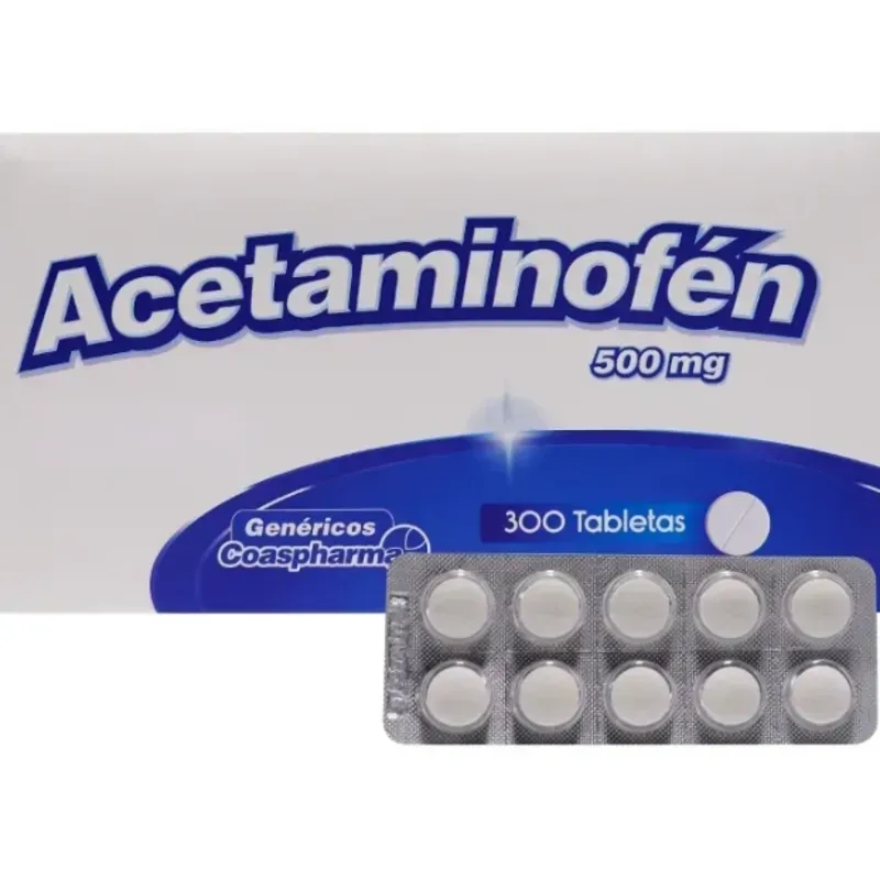  Acentaminofen (10 tab de 500 mg)