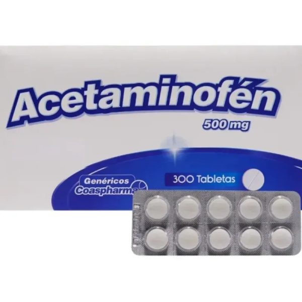  Acentaminofen (10 tab de 500 mg)