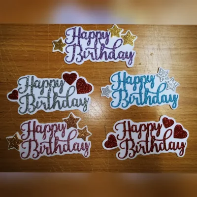 Topper sencillos para cakes