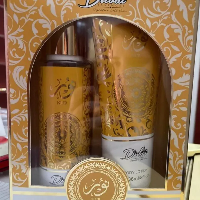 Set de colonia y crema corporal para dama