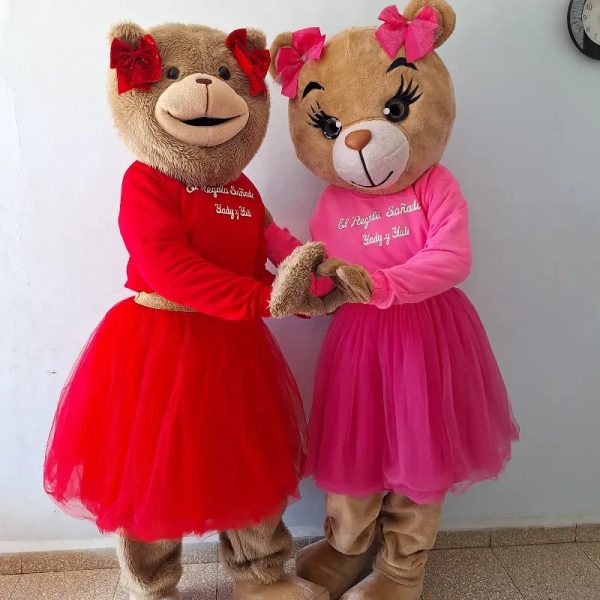 Osa rosada y osa roja ❤️