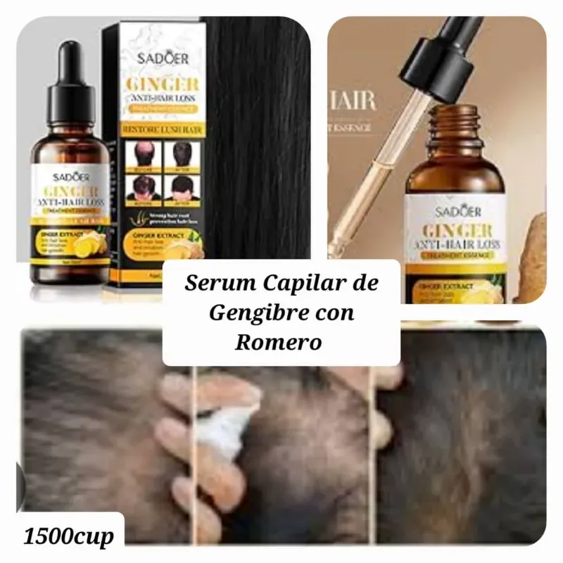 Serum Capilar de Romero y Gengibre