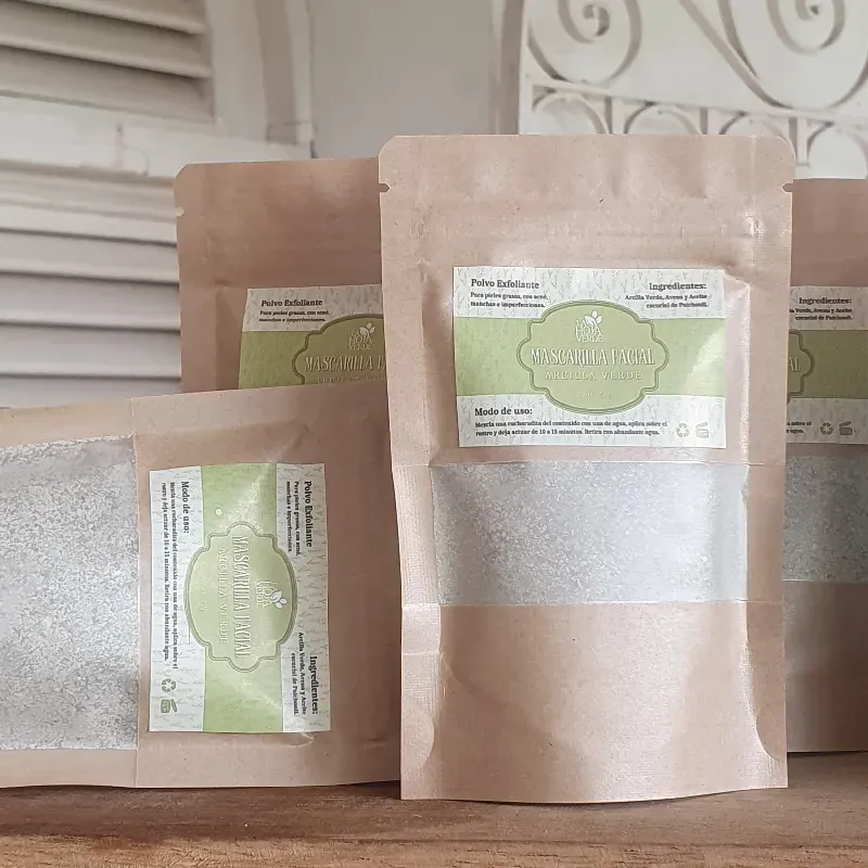 Mascarilla en polvo  de Arcilla Verde
