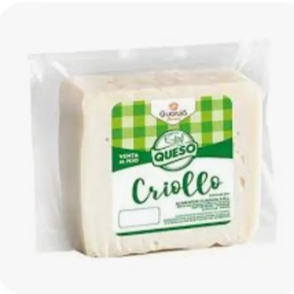 QUESO CRIOLLO... 3 lb Mínimo