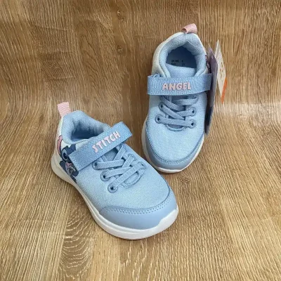 Zapatos de Stitch y Angel color azul claro