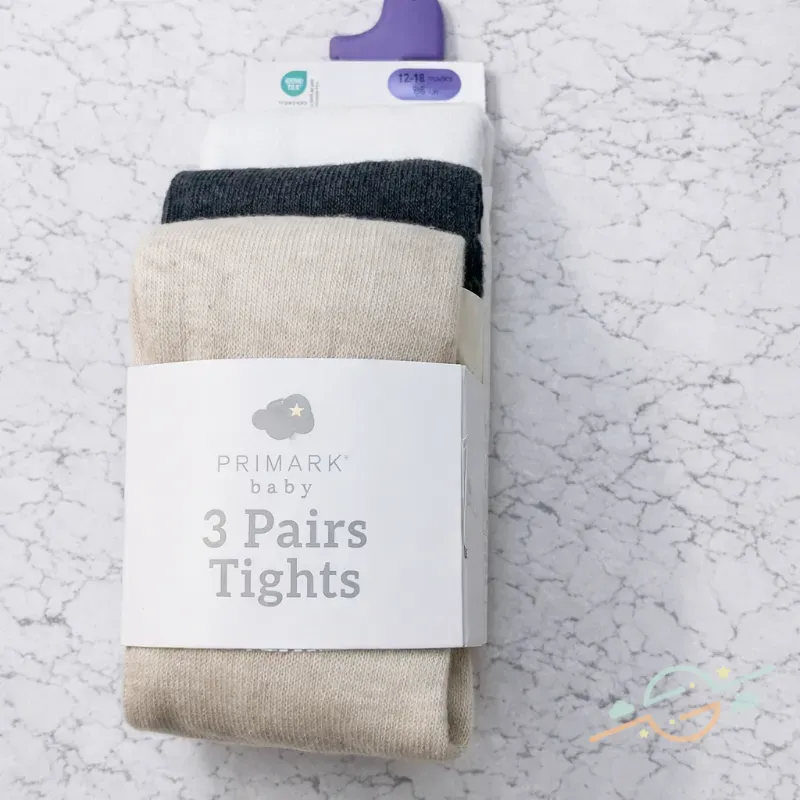Pack 3 medias panty unisex PRIMARK #0001