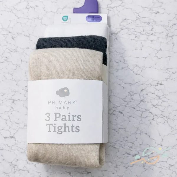 Pack 3 medias panty unisex PRIMARK #0001