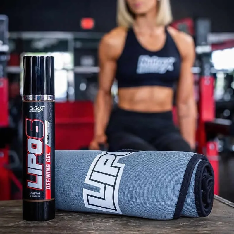 Nutrex Lipo-6 Cinturón + Lipo 6 Defining Gel