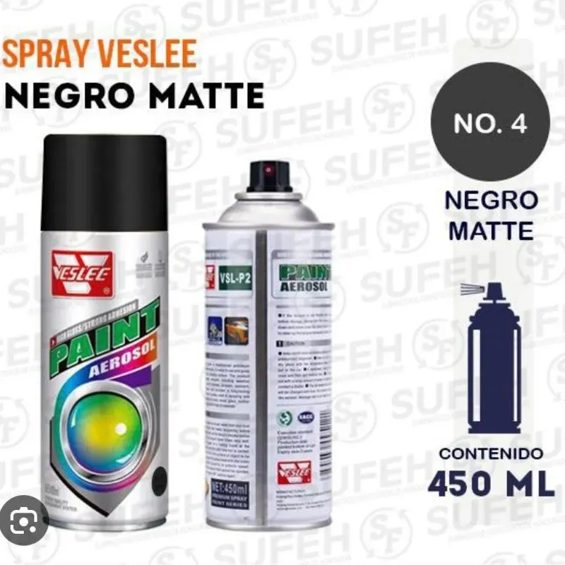 Pintura negro mate No.4