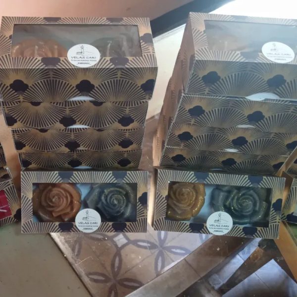 Estuche de 2 rosas