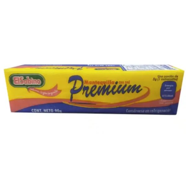 Mantequilla con sal 90g Sabino