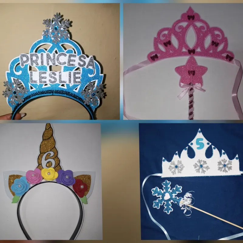 Diademas de cumpleaños personalizadas