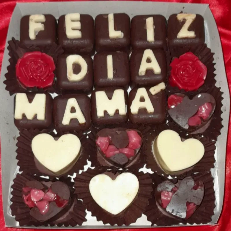 Caja de bombones temática Mamá