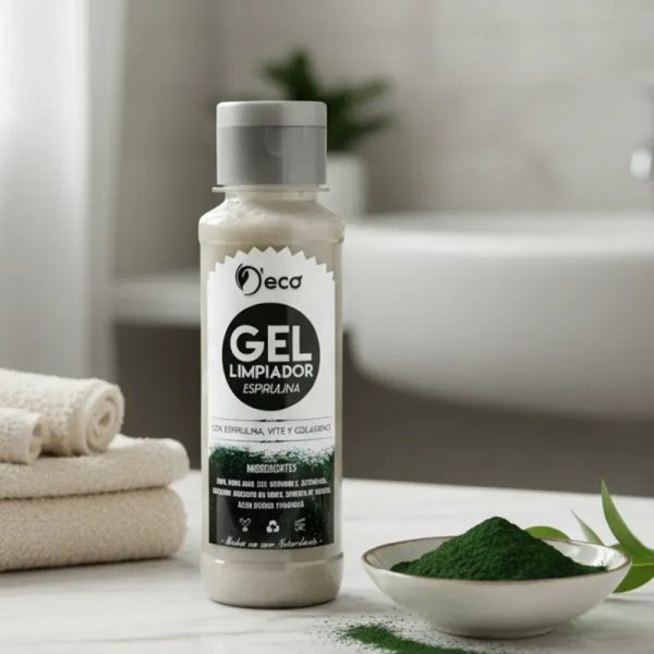 Gel limpiador de Colágeno, Espirulina y vitamina E 120ml (D´eco)