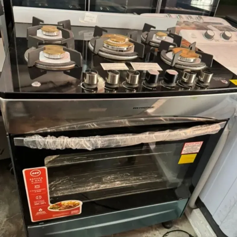 Cocina Premier de 5 Quemadores con vidrio