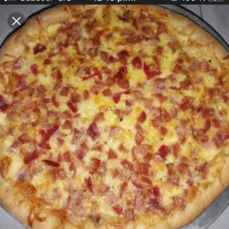 Pizza de Jamón y Queso Gouda