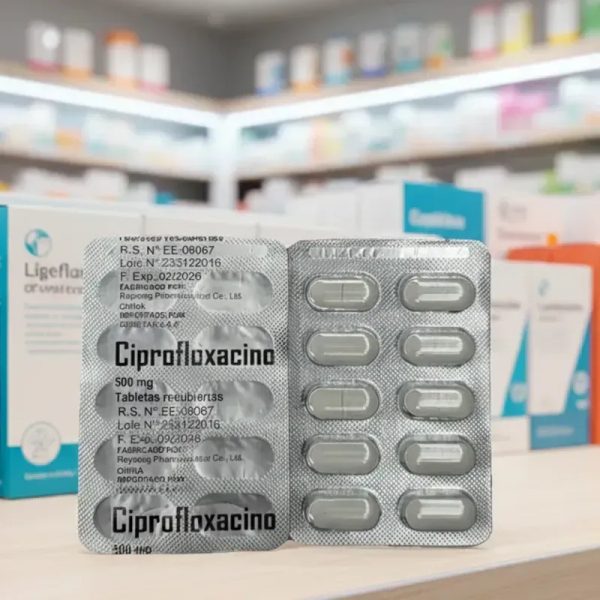 CIPROFLOXACINO 500MG 10T (VENCE 2-26)(REBAJADO X SU FECHA DE VENCIMIENTO)