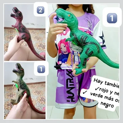 Dinosaurio grande engomado con sonido