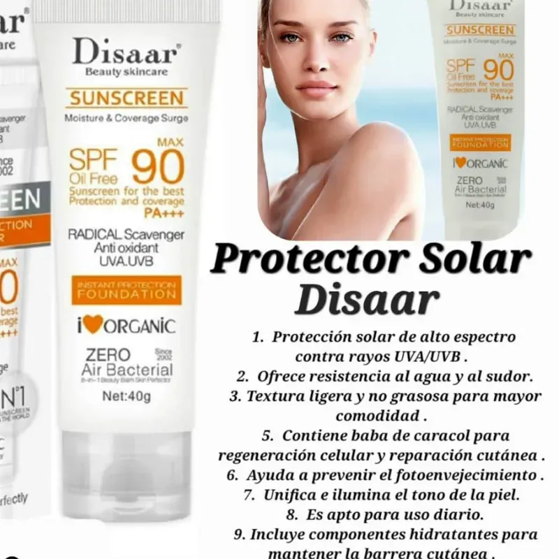 Protector solar Disaar
