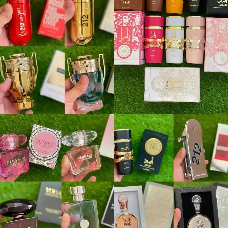 Variedad de perfumes de hombre y mujer