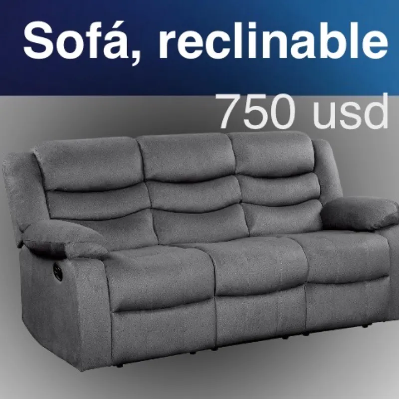 Juego de sofá de 3 plazas $750USD