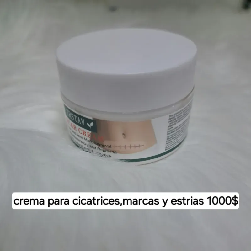 Crema para cicatrices y marcas