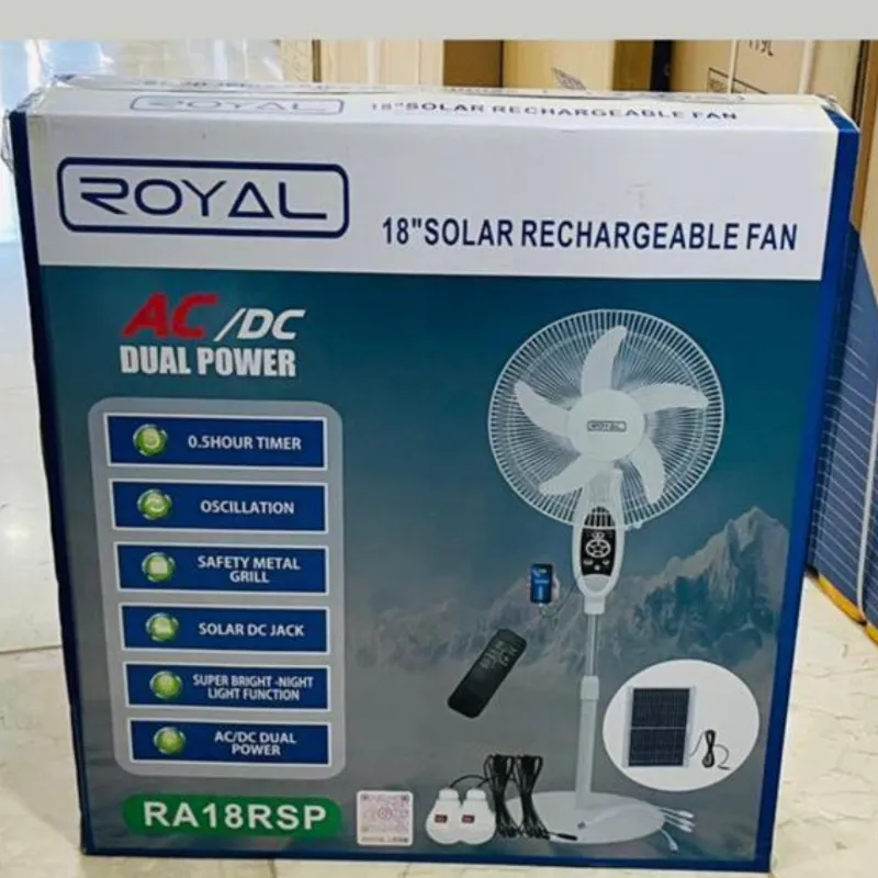 VENTILADOR RECARGABLE 18”