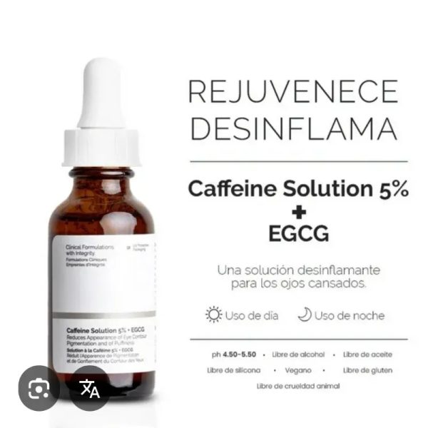 Sérum cafeína ordinary