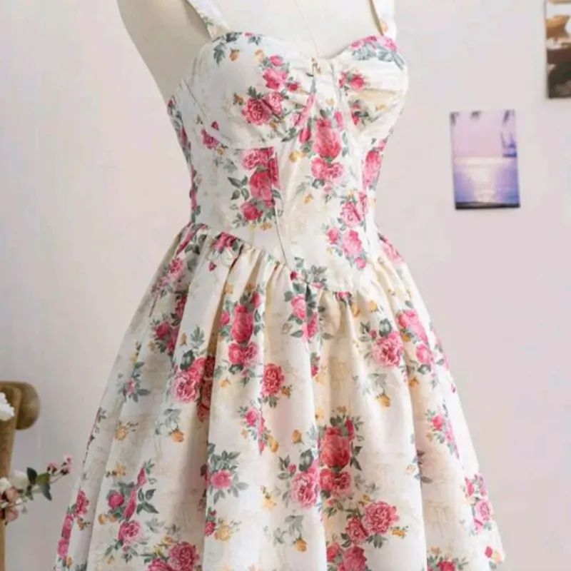 Vestido romantico.