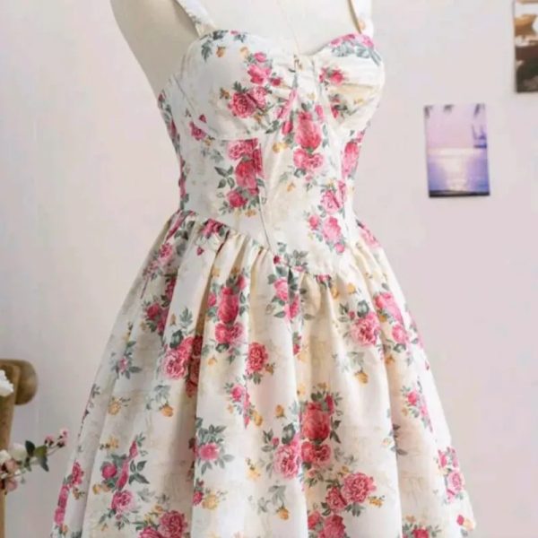 Vestido romantico.
