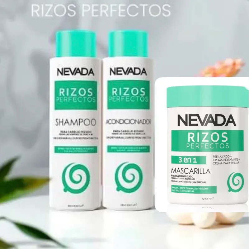 Set Nevada Cabello Lacio Anticaida