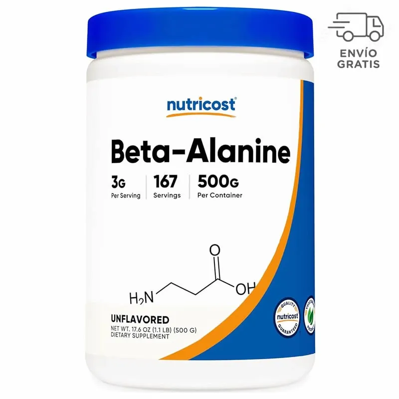 Nutricost Beta-alanina, 500 g (17,9 oz) 167 Servicios