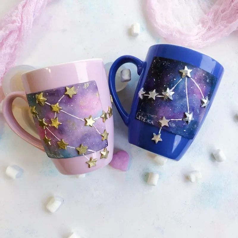 Galaxia  ✨ ( Pareja de tazas)