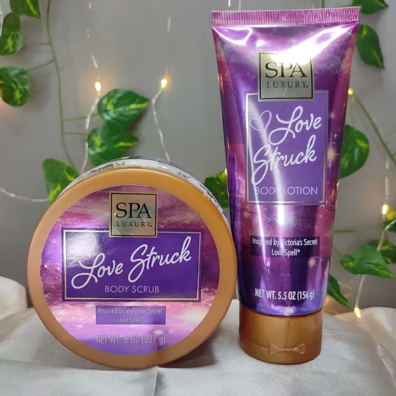 Conjunto de loción y exfoliante