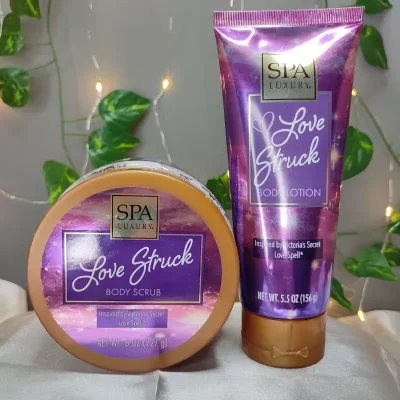 Conjunto de loción y exfoliante