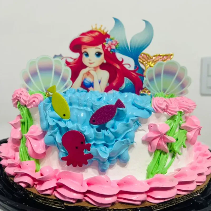 Cake con la temática de Sirenita