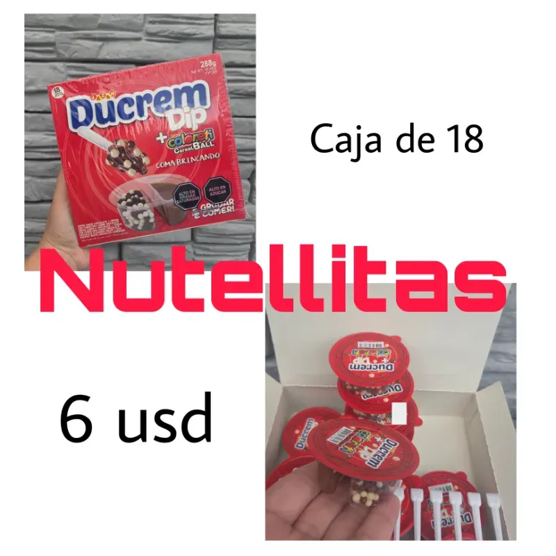  Caja de 18 Nutellitas