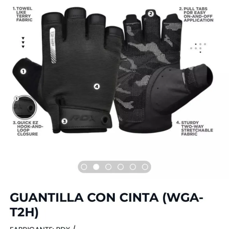 Guantillas RDX WGA-TDA