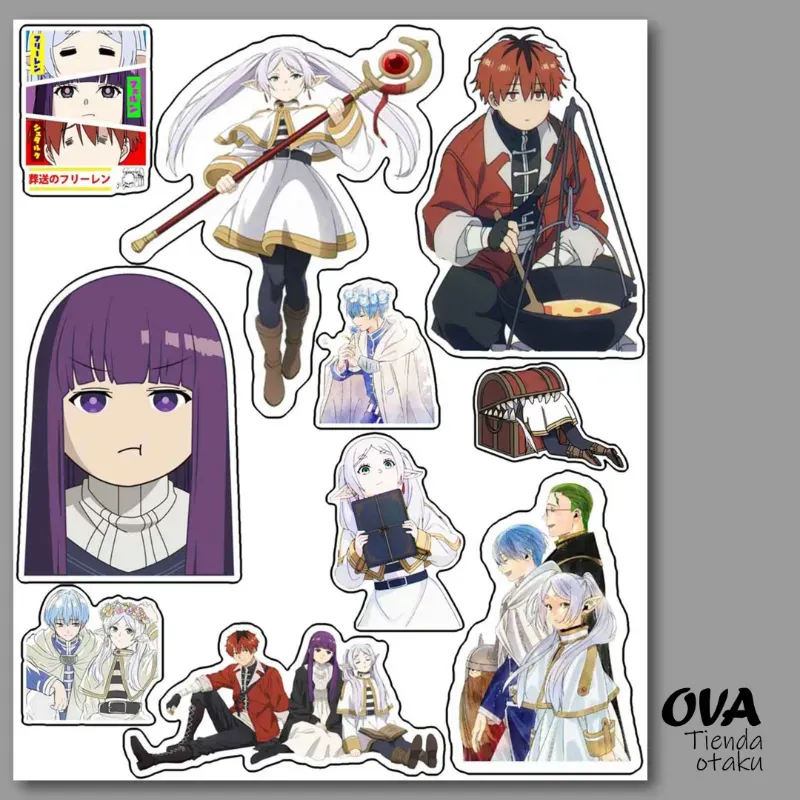 Pack de sticker Sōsō no Frieren