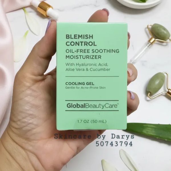 Crema Facial en Gel de Ácido Hialuronico, Áloe Vera y Pepino 