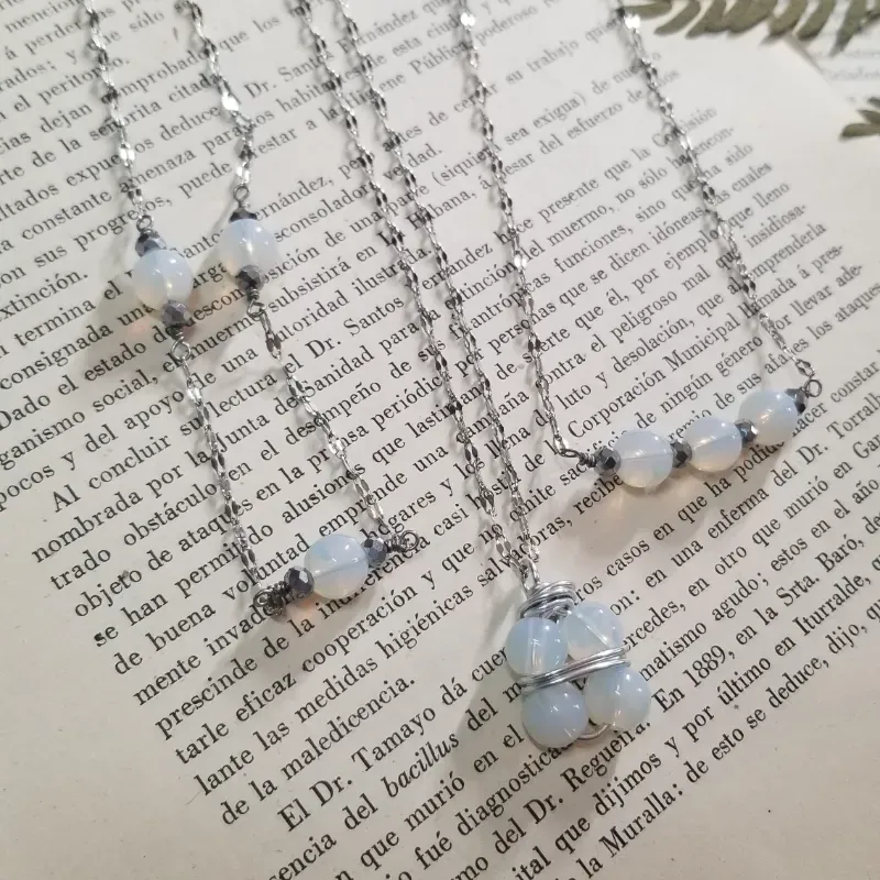 Collares de piedras semipreciosas