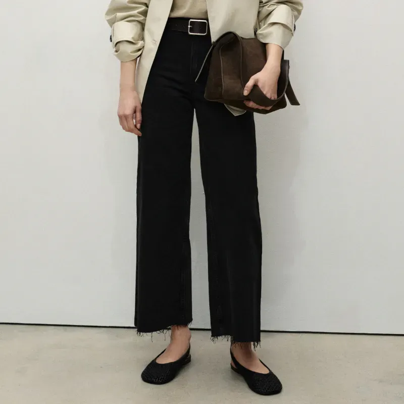 Jeans Catherin culotte tiro alto