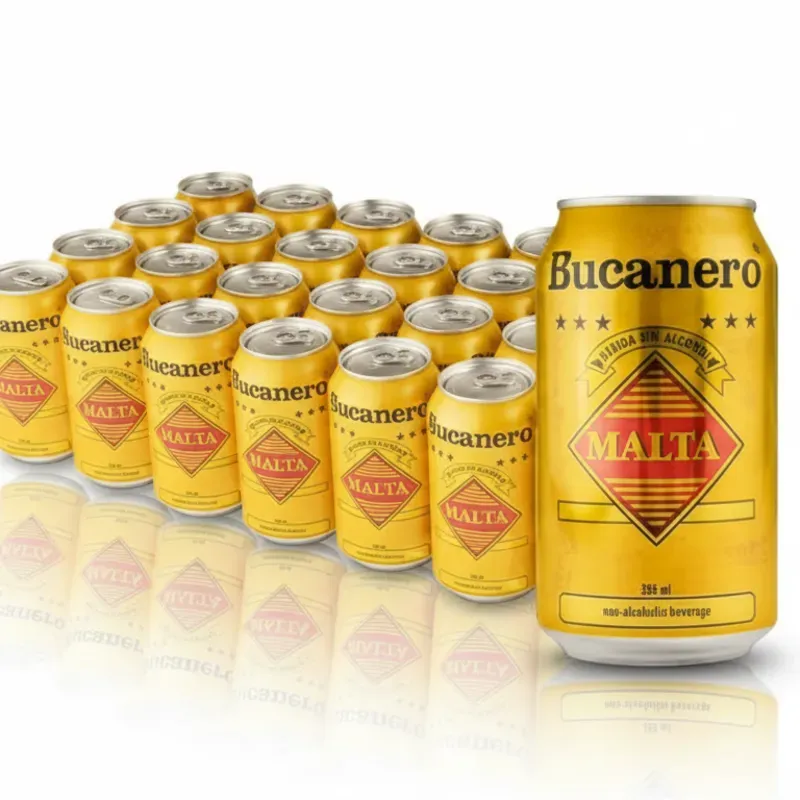 Caja de Malta Bucanero 24 Unidades (355 ml c/u)