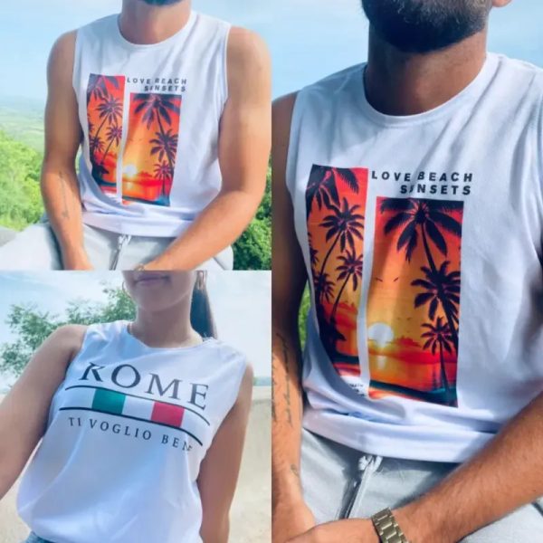 Camiseta blanca adultos