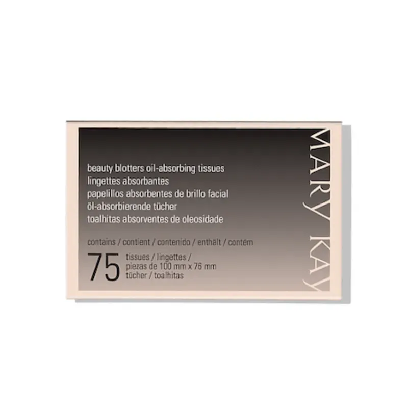 Papelillos Absorbentes de Brillo Facial Mary Kay® 75 papelillos